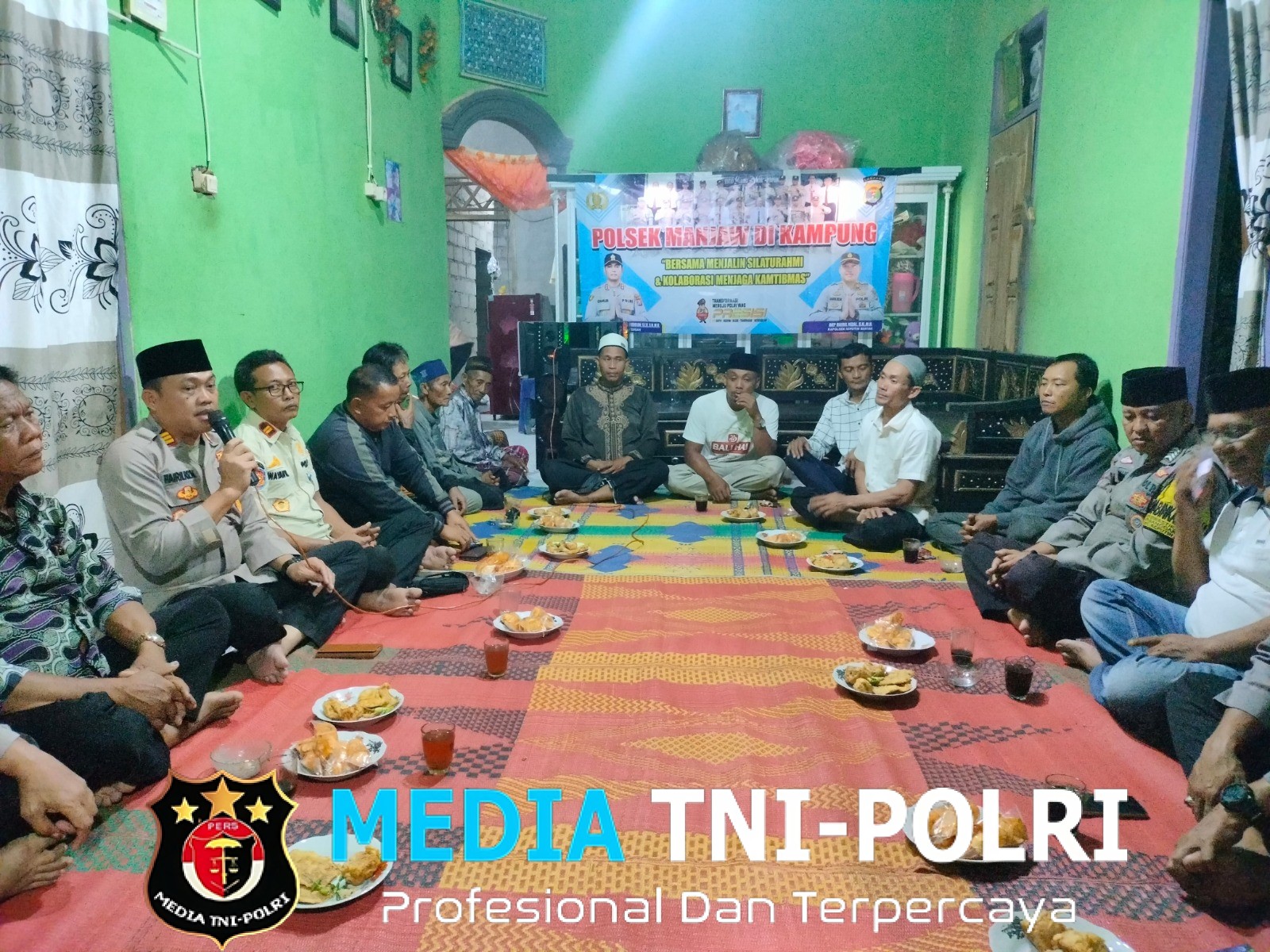 Polsek Seputih Banyak Manjaw di Kampung, Rangkul Warga Jaga Keamanan Lingkungan