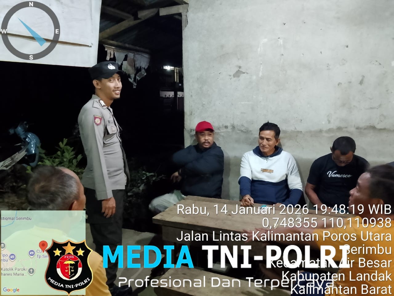 Polisi Turun Langsung ke Warga, Perkuat Keamanan Lewat Patroli Malam