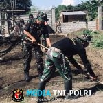 Danramil 1310-01/Bitung Turun Tangan Lakukan Perataan Tanah Pembangunan Gerai KDMP Manembo Nembo Atas