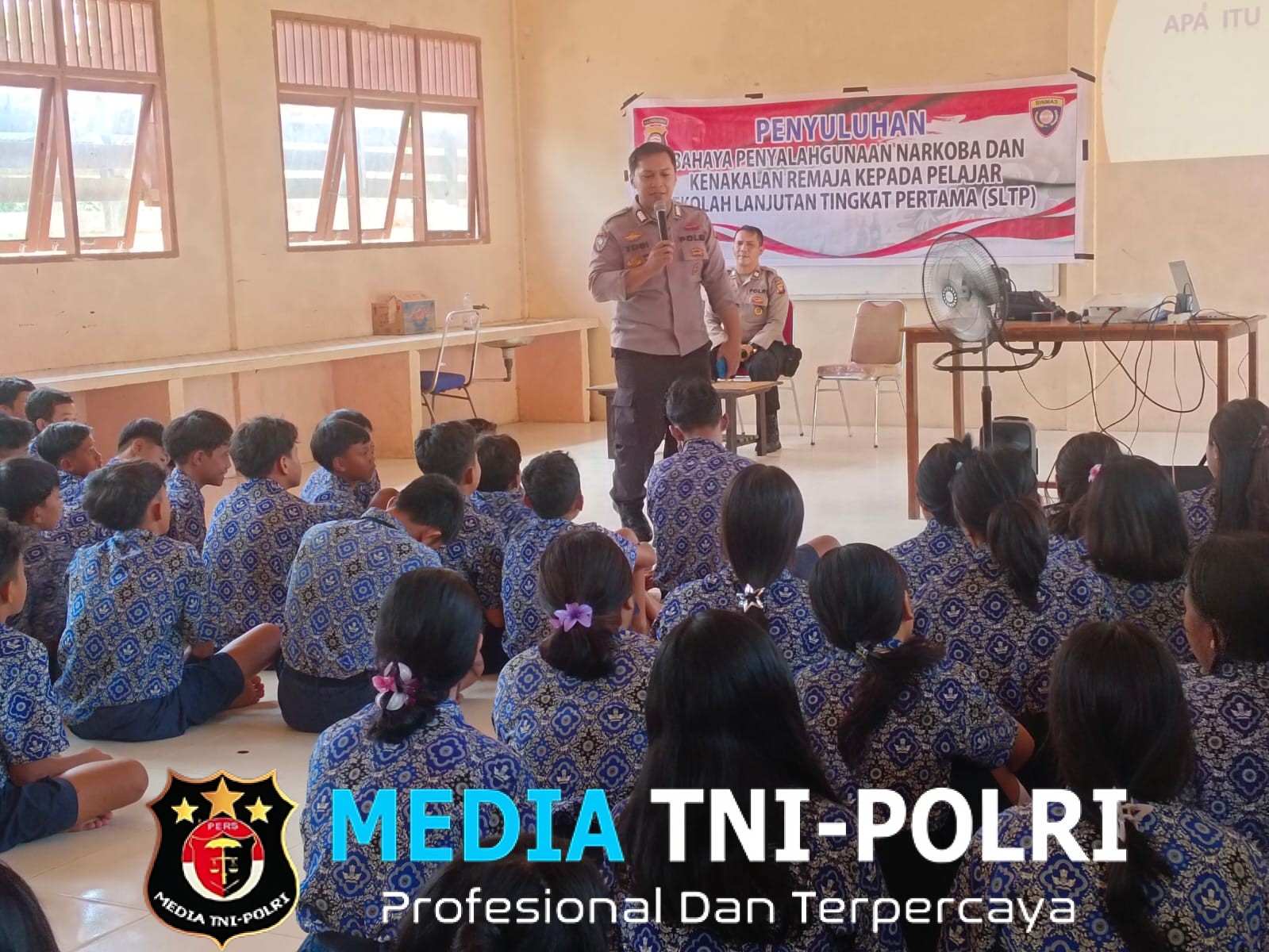 Selamatkan Generasi Muda, Sat Binmas Polres Landak Beri Edukasi Bahaya Narkoba dan Kenakalan Remaja