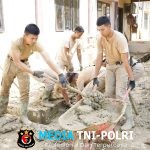 Praja IPDN Bantu Pembersihan, Kantor Dinkes Aceh Tamiang Berangsur Dapat Difungsikan