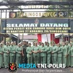 Pererat Silaturahmi, Ketua Persit KCK Cabang XXXII Dim 0818 Laksanakan Kunker ke 5 Ranting Jajaran
