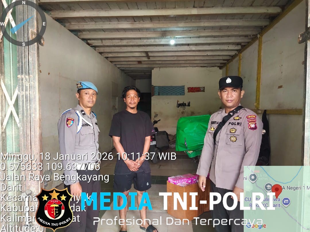 Cegah Tindak Kriminalitas Polsek Menyuke Laksanakan Patroli Siang