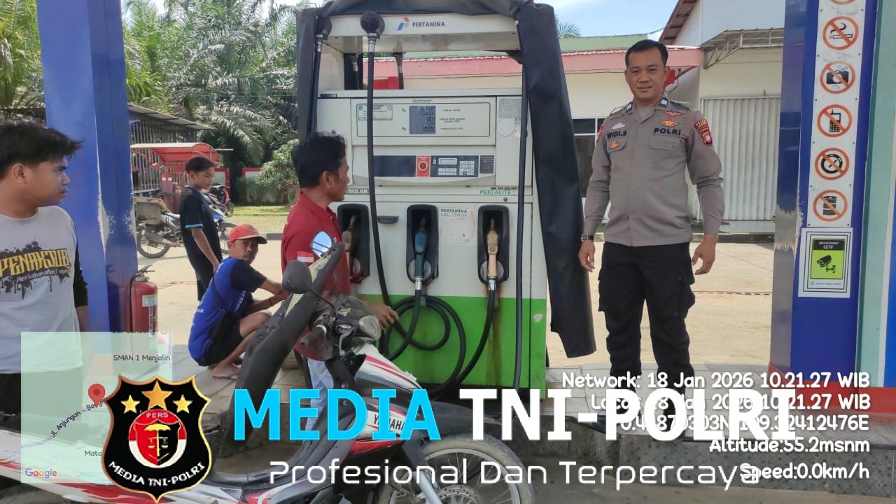 Antisipasi Penyalahgunaan BBM, Polsek Menjalin Intensifkan Sambang SPBU