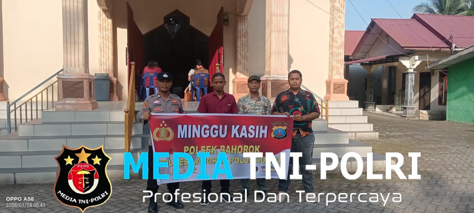 Polsek Bahorok Gelar Minggu Kasih, Perkuat Toleransi dan Jaga Kamtibmas