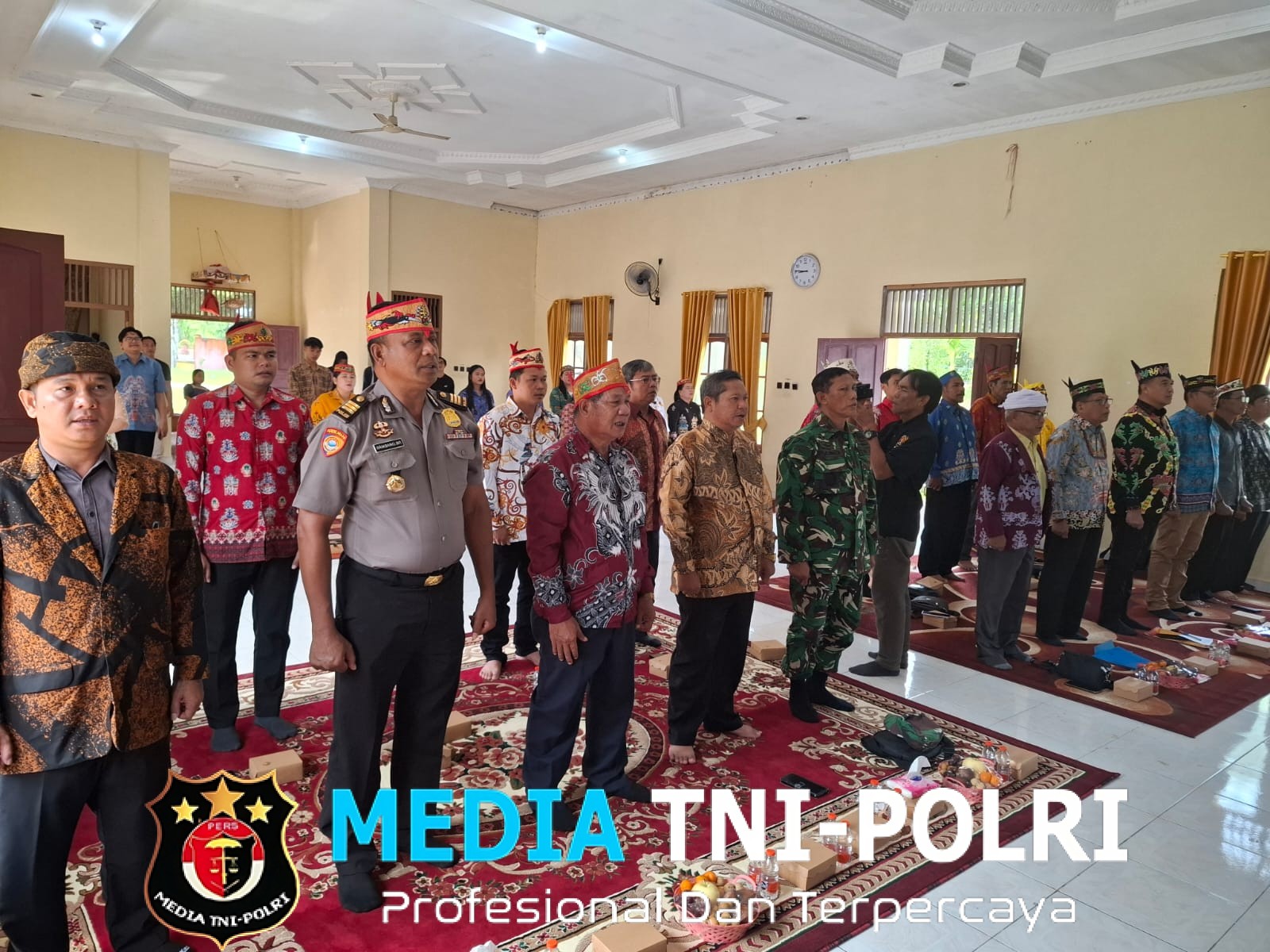 Polres Kotim Hadiri Pengukuhan Pelantikan Pengurus Majelis Daerah Agama Hindu Kaharingan Kab.Kotim