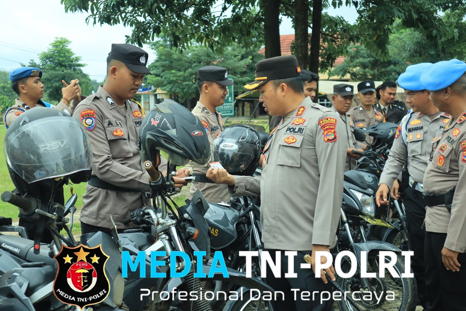 Polres Tulang Bawang Barat Laksanakan Pemeriksaan dan Pengecekan Randis Polri, Pastikan Siap Operasional