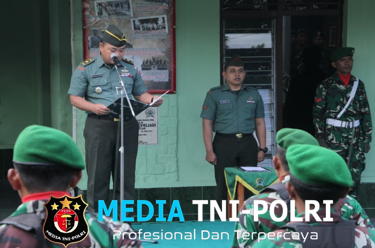 Kodim 0808/Blitar Gelar Upacara Bendera 17-an, Wujudkan Jiwa Patriotisme Dan Disiplin Prajurit