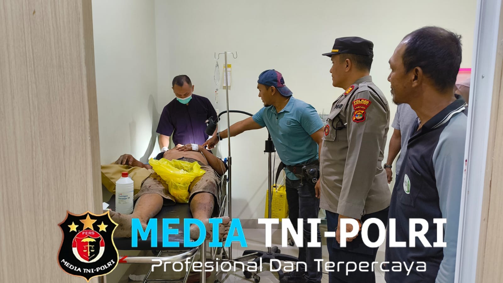 Heboh Penusukan Pedagang di Pasar Sarinongko Pringsewu, Pelaku Ditangkap