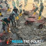 TNI Gerak Cepat Pulihkan Fasilitas Ibadah di Paya Terbang Pasca Banjir