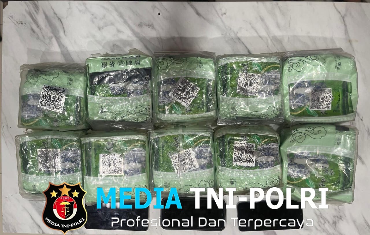 Polda Lampung Gagalkan Penyelundupan 10,63 Kg Sabu Asal Aceh Tujuan Pulau Jawa