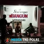 Demi Wilayah Kerja Aman dan Kondusif, Babinsa Bersama Linmas Aktif Patroli Malam