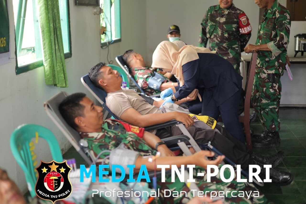 Kodim 0402/OKI-OI Gelar Donor Darah Peringati HUT ke-80 Persit