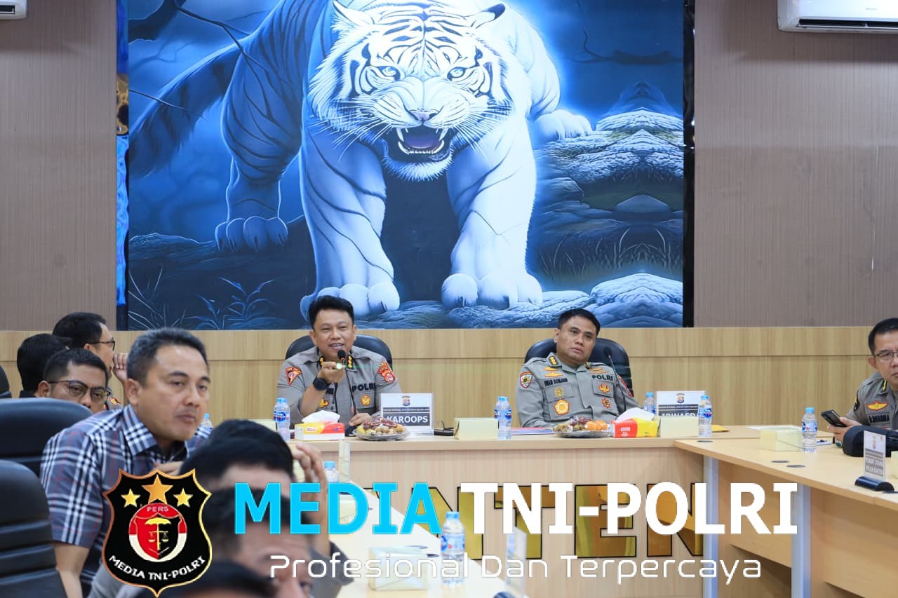 Matangkan Pengamanan Idulfitri 1447 H, Polda Banten Laksanakan Rapat Koordinasi Operasi Ketupat Maung-2026