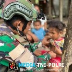 Pos Iwur Satgas Yonif 751/VJS Laksanakan Kunjungan Kesehatan ke Rumah Warga Periksa Pasien yang Tidak Mampu Datang ke Pos