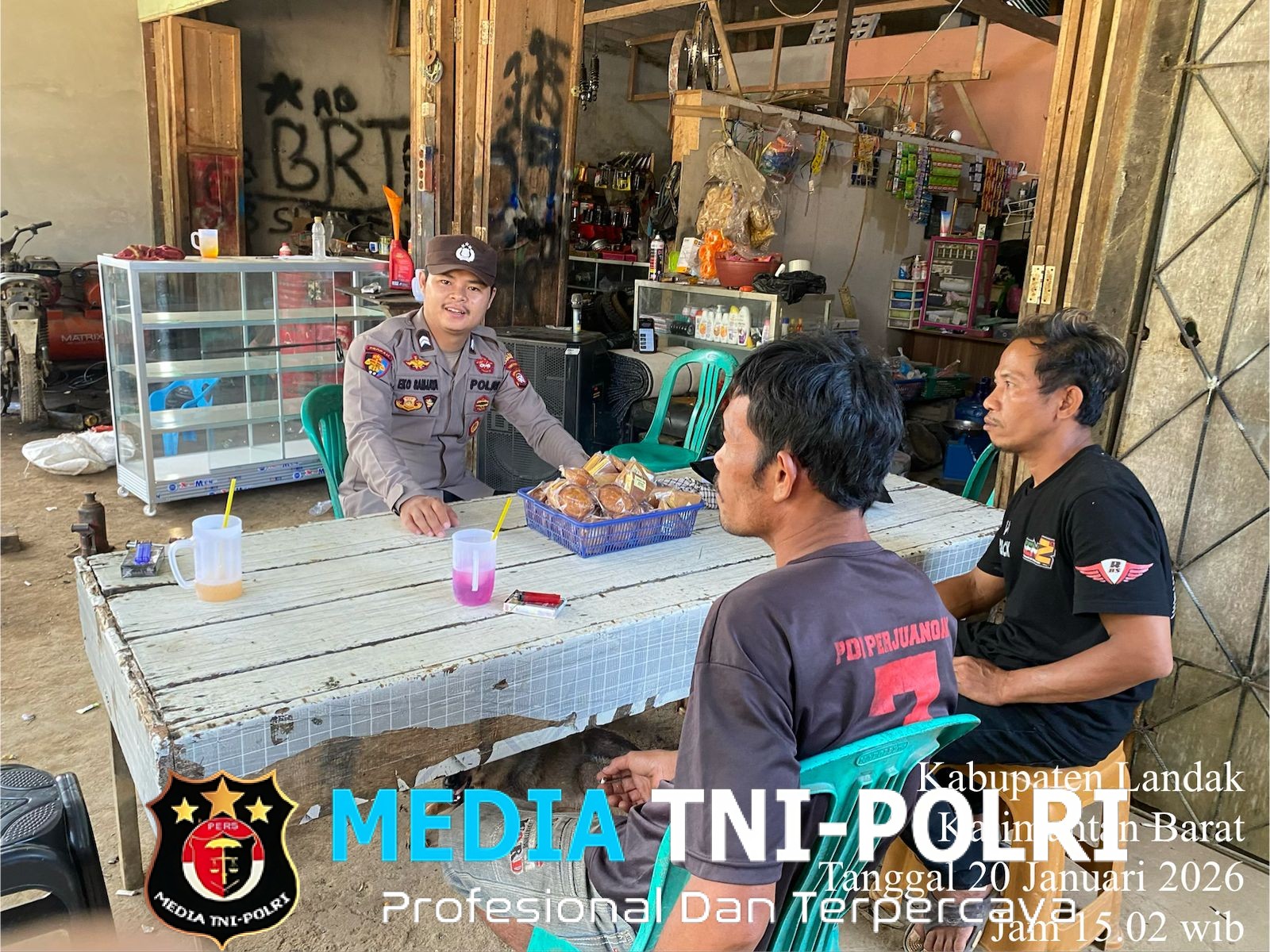 Melalui Duduk Santai, Polisi Ajak Warga Jaga Keamanan Lingkungan