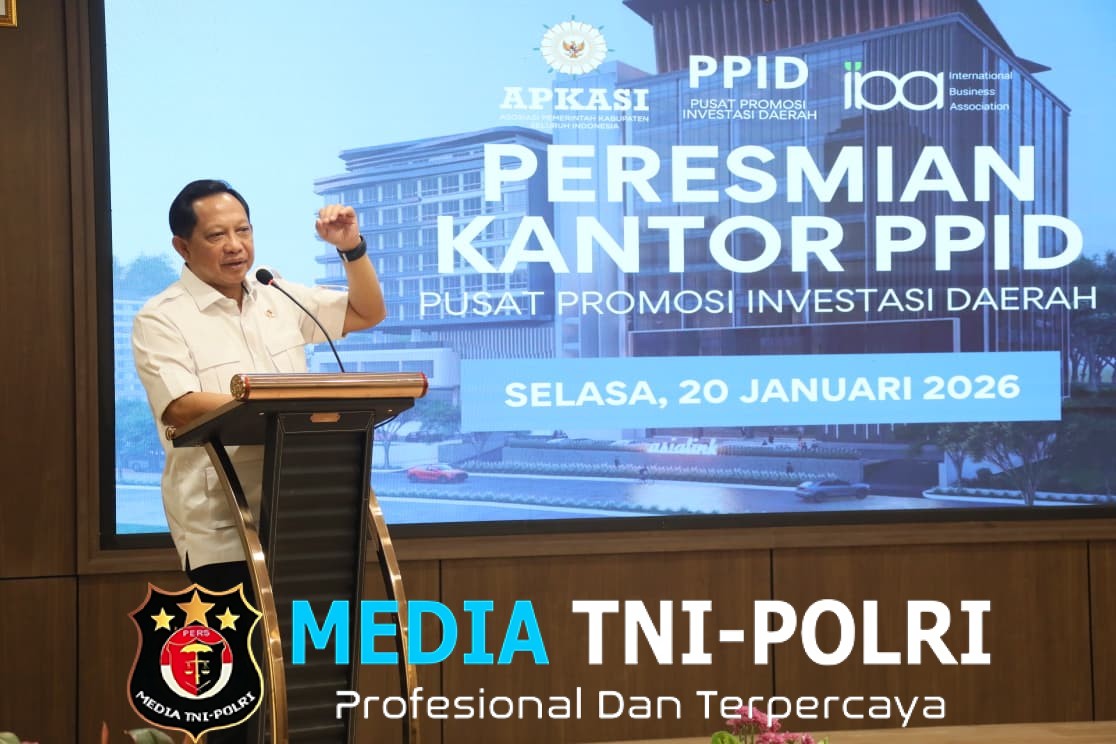 Resmikan Kantor PPID, Mendagri Peluang Pasarkan Produk Kerajinan Daerah