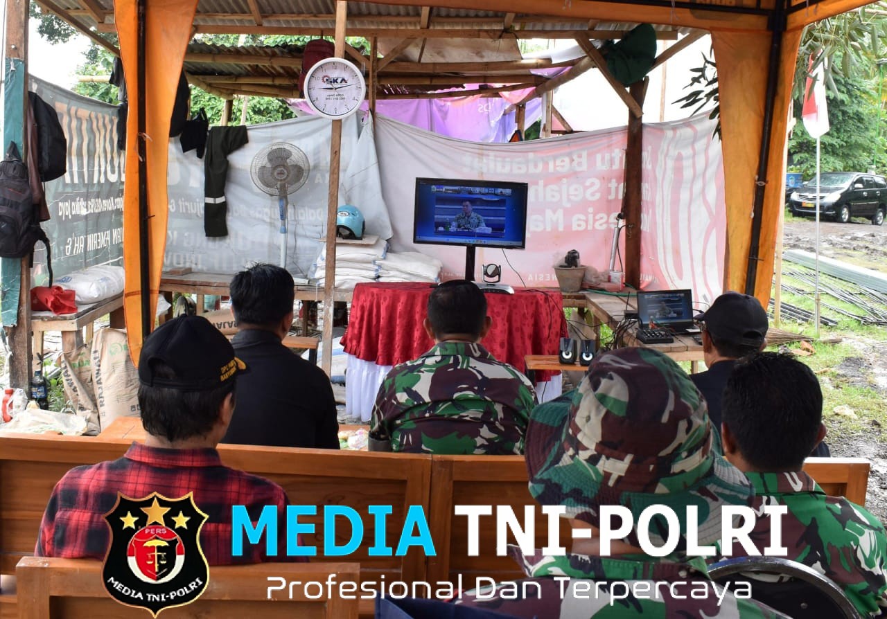 Kasdim Banyuwangi Hadiri Vicon Strategis KDKMP, Arahan Wakil Panglima TNI Jadi Kompas Pembangunan Desa