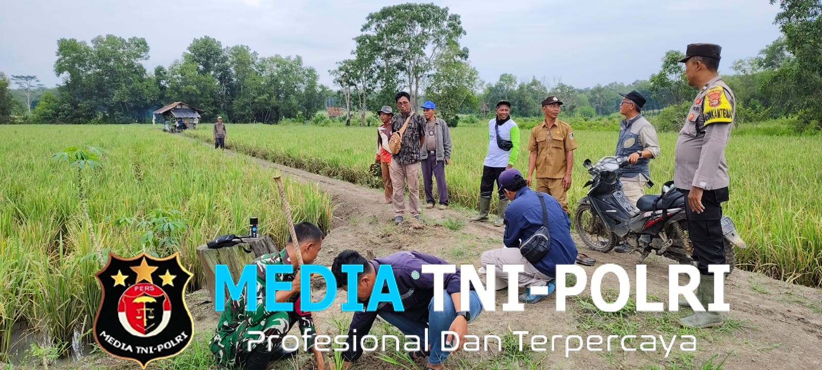 Bhabinkamtibmas Polsek Way Jepara Dampingi Survei Lokasi Penanggulangan Konflik Gajah Liar di Desa Braja Asri