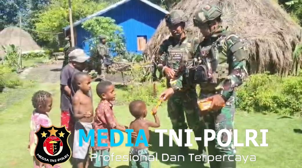 Binter Humanis Papua Satgas Yonif 521/DY Semangat kebersamaan Kasih Sayang dan kepedulian di Tanah Papua