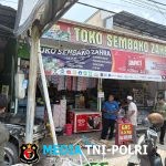 Mobil BMW menabrak Warung di Jalan Yos Sudarso Palangka Raya