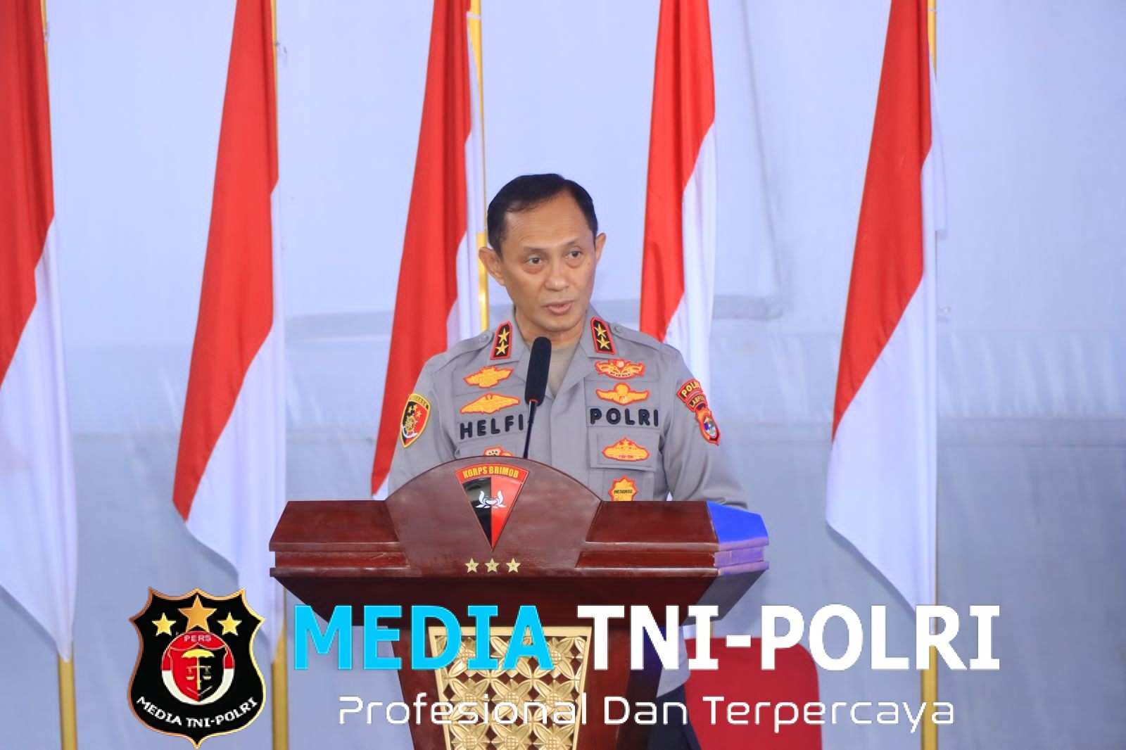 Kapolda Lampung Pimpin Refleksi Awal Tahun Satbrimob Siap Hadapi Tantangan Kamtibmas 2026