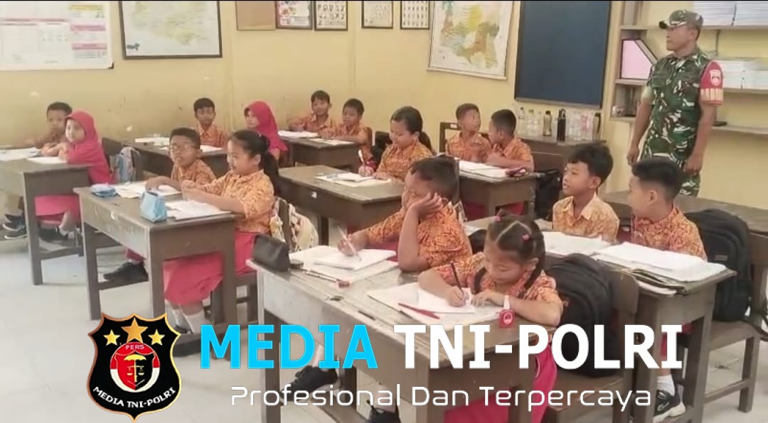 Cegah Bullying, Babinsa Berikan Sosialisasi Dan Edukasi Kepada Murid SD