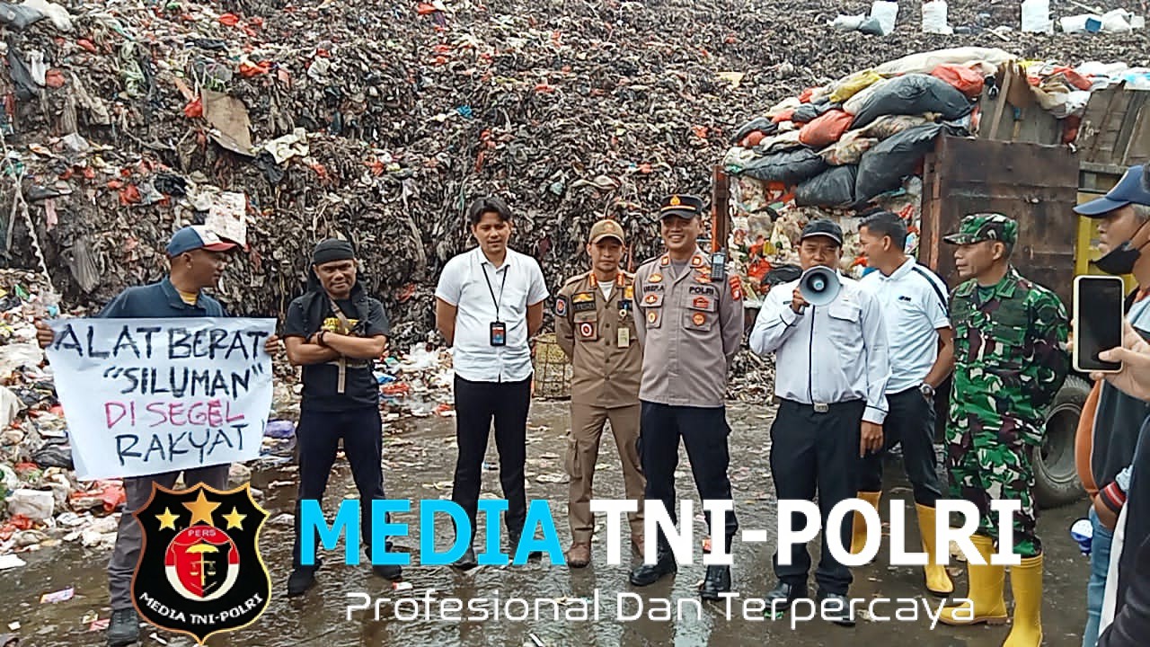 Polsek Setu Amankan Aksi Unjuk Rasa Prabu Peduli Lingkungan di TPA Burangkeng