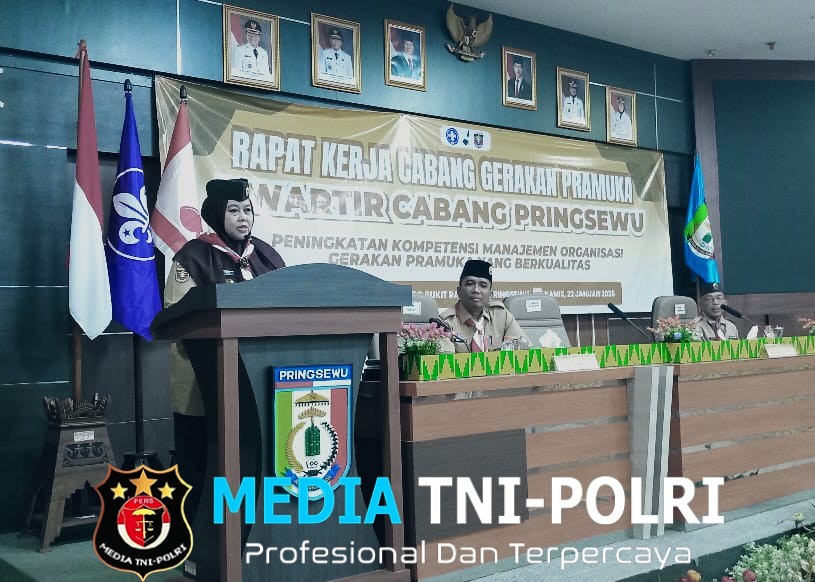 Umi Laila Buka Rakercab XI Gerakan Pramuka Pringsewu