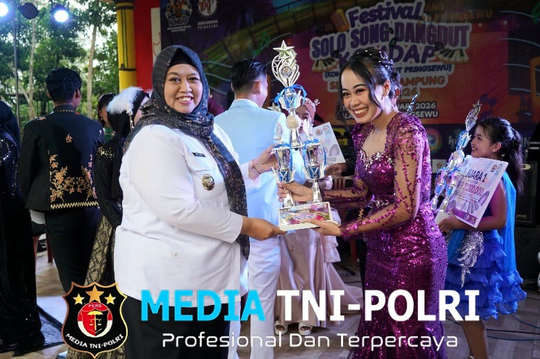 Wakil Bupati Pringsewu Umi Laila Apresiasi Festival Solo Song DANGDUT Komdap Se-provinsi Lampung