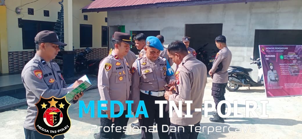 Kanit Propam Polsek Mempawah Hulu Laksanakan Gaktiblin kepada Seluruh Anggota