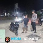 Polisi Menyapa Warga Saat Patroli Malam, Wujudkan Rasa Aman