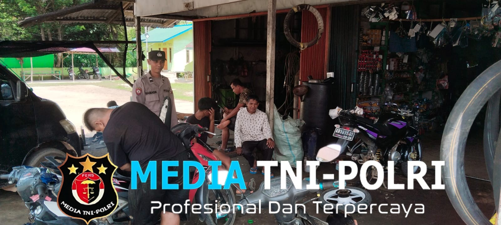 Antisipasi Curanmor, Polisi Patroli Siang dan Imbau Karyawan Bengkel