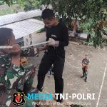 Murid SMP Islam Rumpun Muslim Jatisrono Wonogiri Dilatih Tentara Menuruni Tebing
