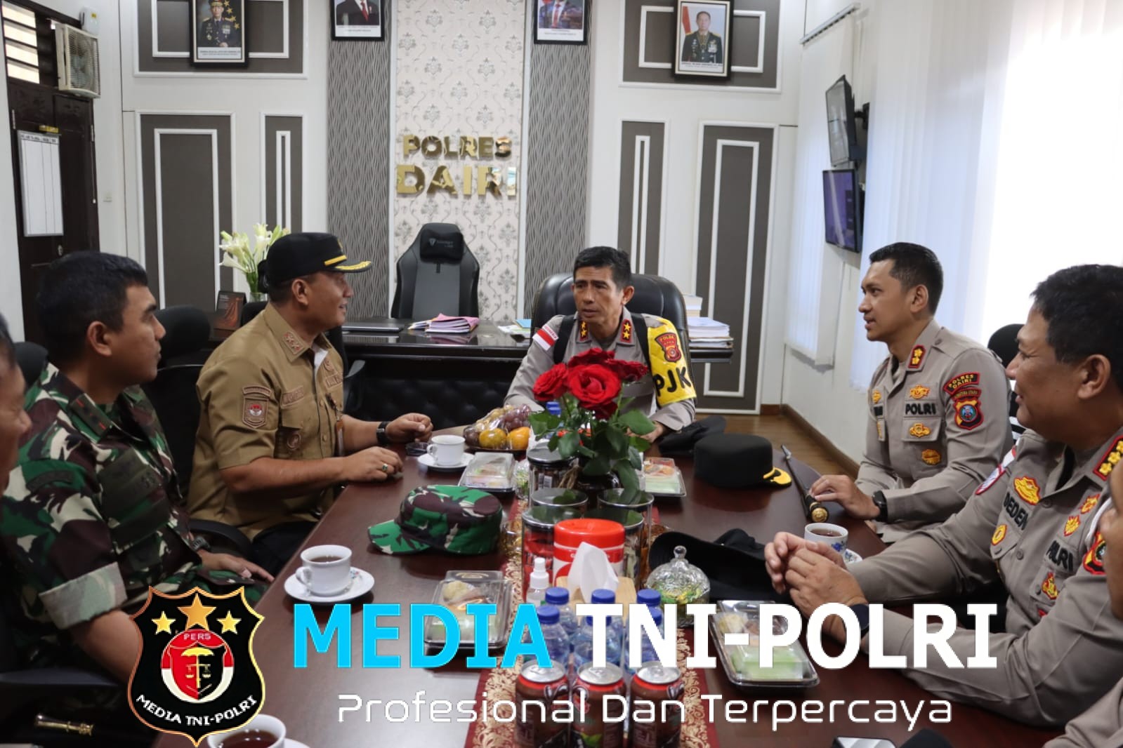 Kapolda Aceh Kunjungi Polres Dairi, Ucapkan Terimakasih Atas Kerjasama Bantuan Selama Bencana Alam