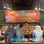 Ngobarmas Polsek Talangpadang, Kapolsek Ajak Aparat Pekon Waspadai Hoaks dan Gangguan Kamtibmas