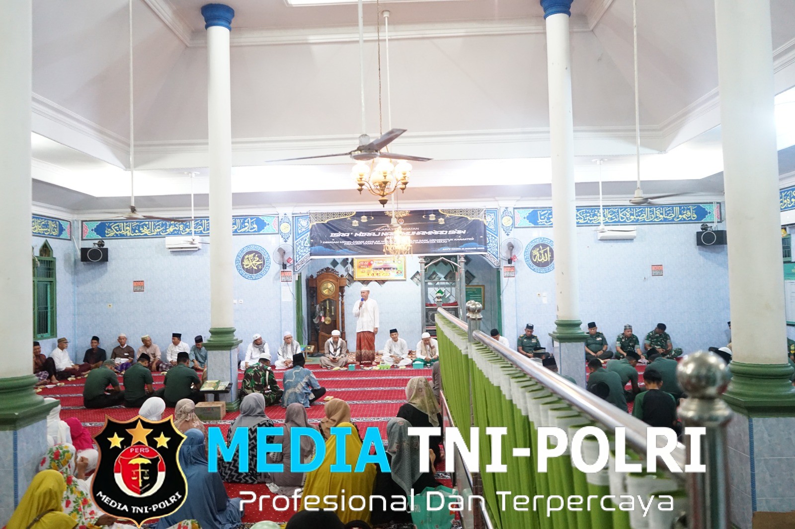 Prajurit dan Masyarakat Bersatu, Kodim 0402/OKI-OI Peringati Isra’ Mi’raj 1447 H