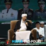 Personil Polres Kotim Mengikuti Peringatan Isra Mi’raj Nabi Besar Muhammad SAW di Lapangan Barigas Polda Kalteng