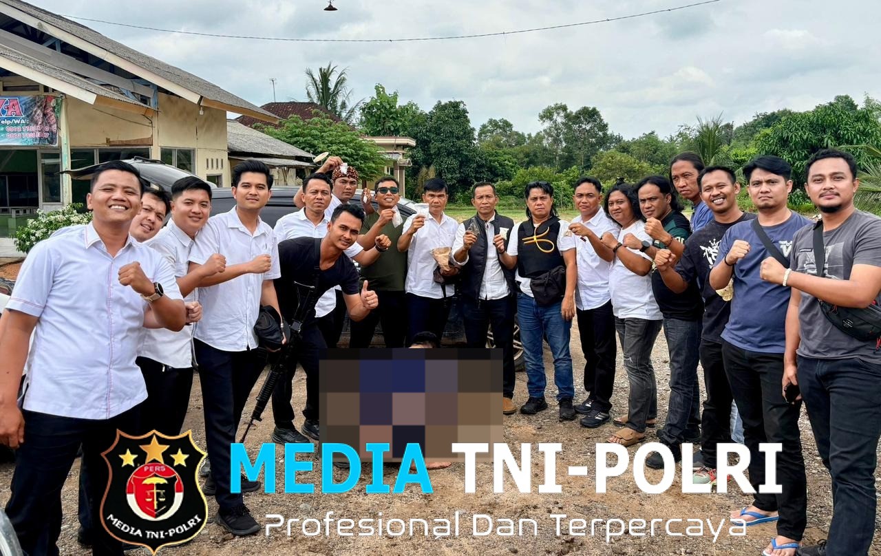 Tim Gabungan Polres Lampung Tengah Tangkap Bandar Narkoba Bersenjata Api