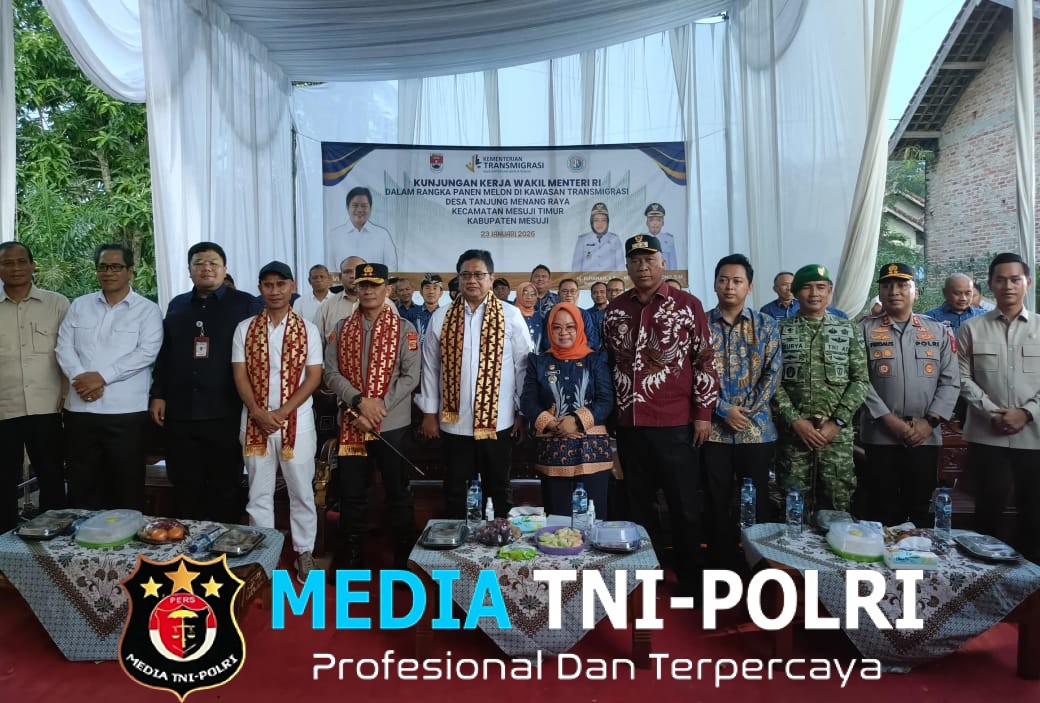 Sinergi Tanpa Batas Kapolres Mesuji Kawal Kunjungan Wamen Transmigrasi dan Kapolda Lampung demi Kesejahteraan Warga