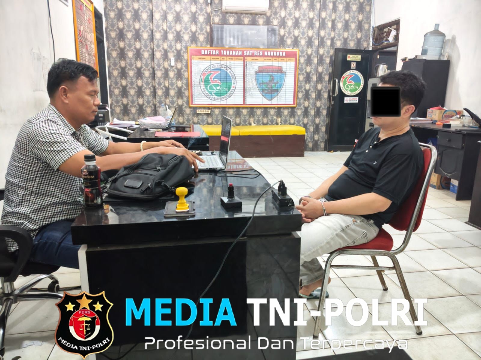 Satresnarkoba Polres Lampung Utara Tangkap Pengedar Sabu Asal Bandung