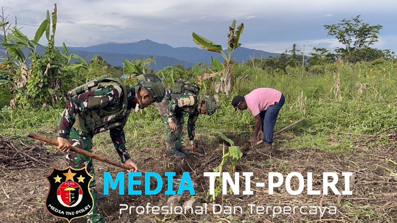 Binter TNI siapkan Lahan Pangan Satgas Yonif 521/DY di Kobakma