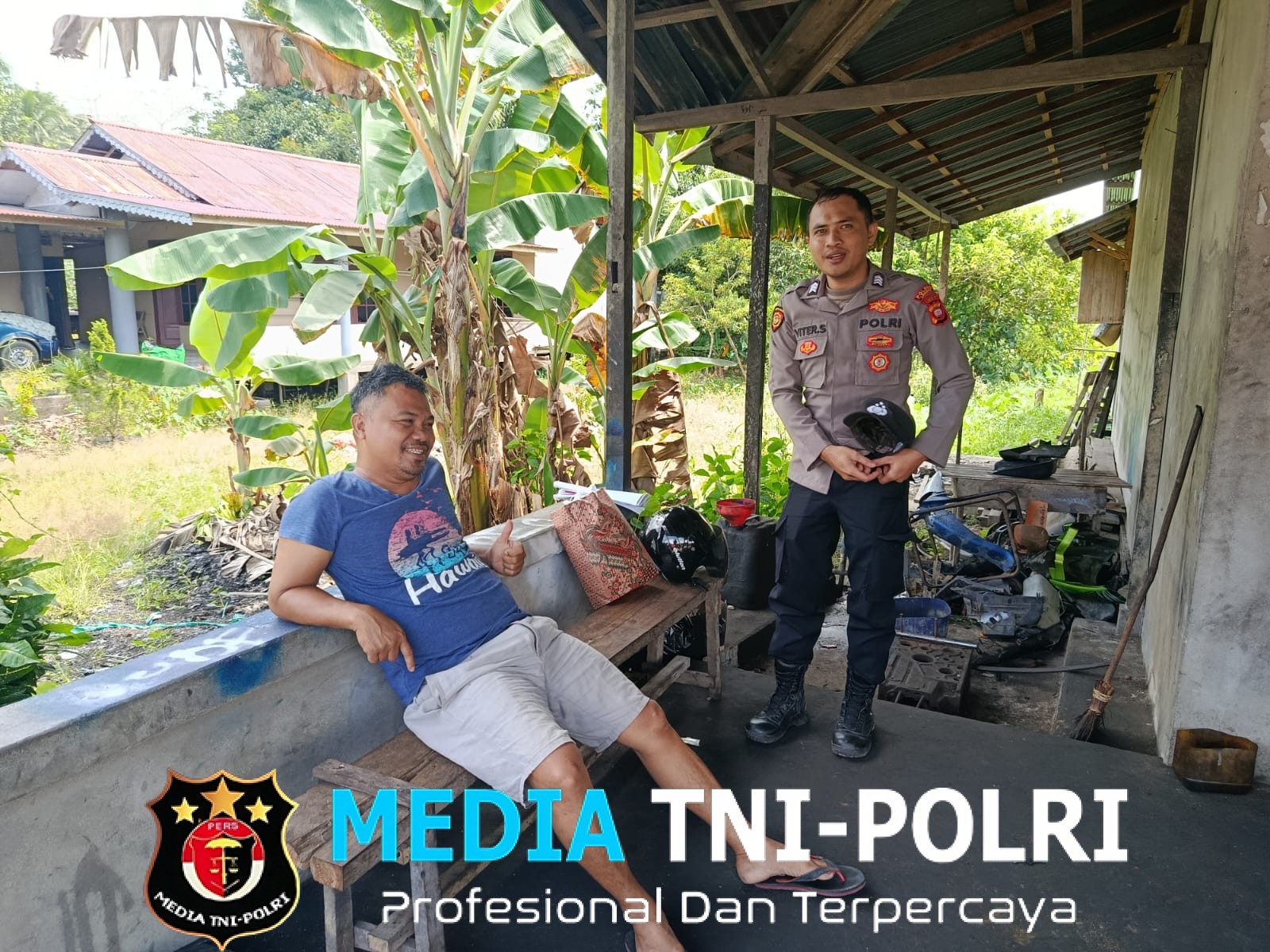 Patroli Siang, Polsek Menjalin Laksanakan Monitoring dan Pengamanan Aktivitas Masyarakat di Wilayah Kecamatan Menjalin
