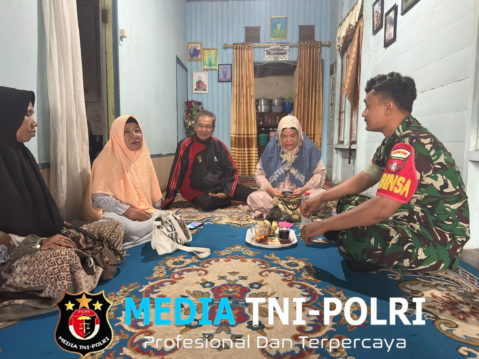 Babinsa Koramil 1015-12/Seruyan Tengah Jalin Komunikasi Sosialisasi Bersama Warga Binaan