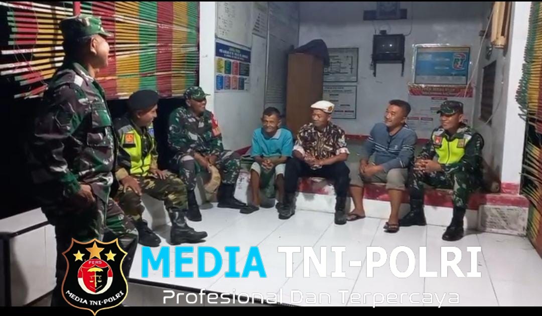 Patroli Malam Babinsa Pulisen, Perkuat Keamanan dan Serap Aspirasi Warga