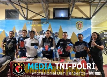 Polda Lampung Ungkap Pelaku Curanmor Yang Beraksi Di 8 Tkp