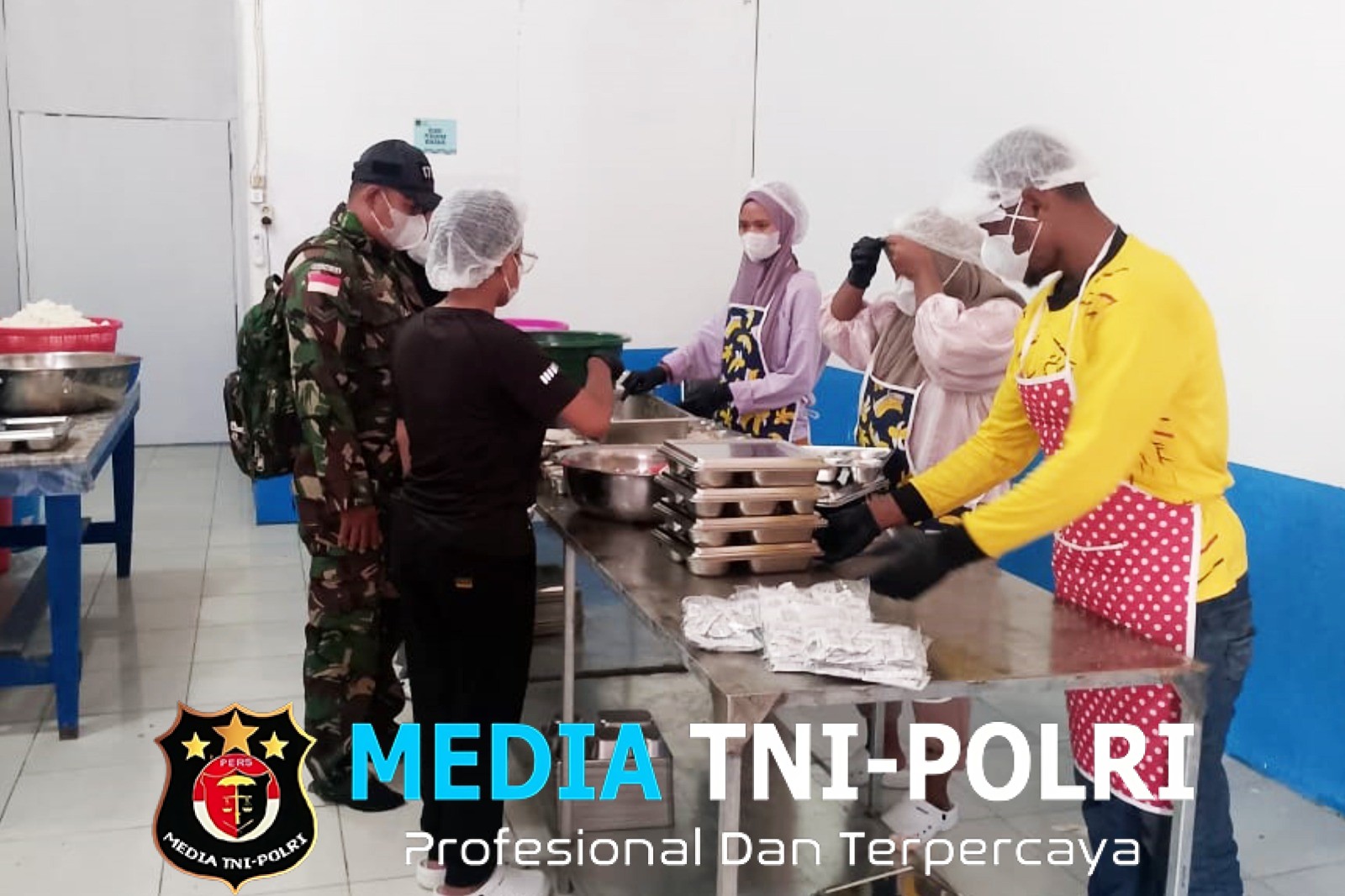 Babinsa Koramil Muting Pastikan Kebersihan dan Kelayakan Program MBG di Kampung Andaito