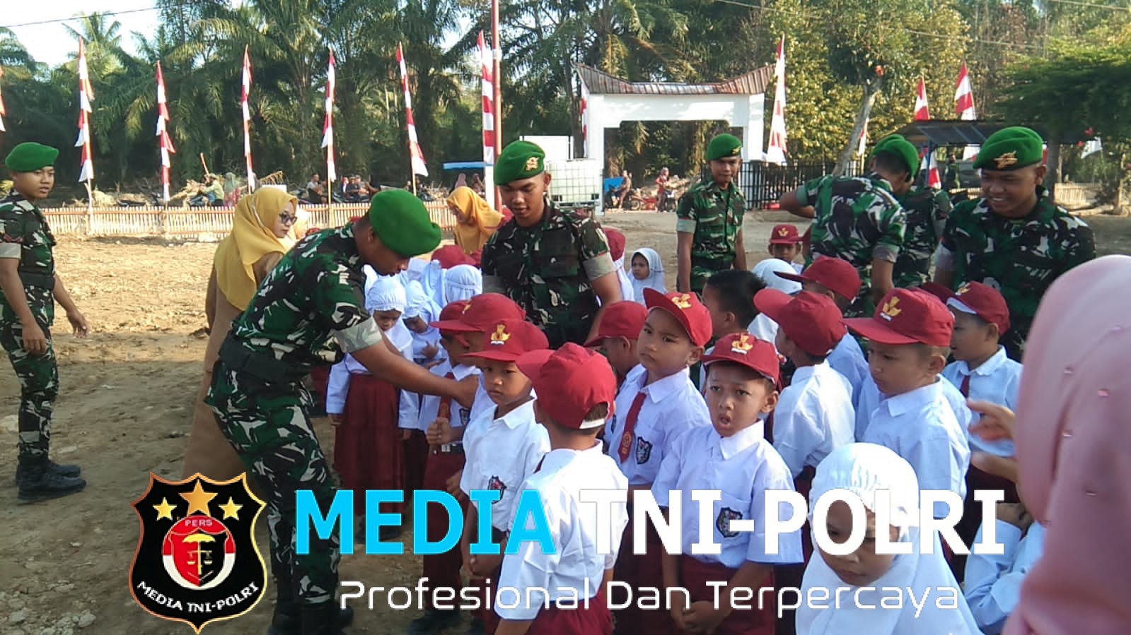 Satgas Gulbencal Kodam I/BB Pulihkan SDN 101305 Bandar Tarutung, Siswa Kembali Bersekolah