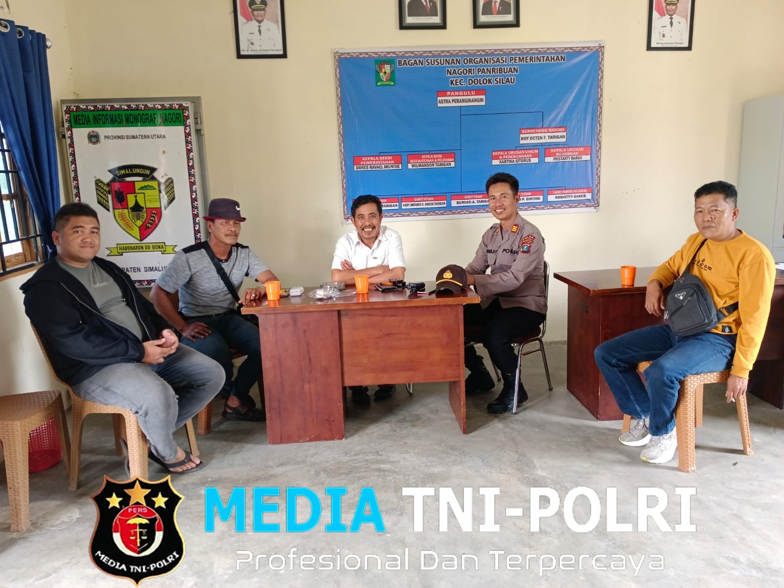 Kapolsek Dolok Silau yang Baru Menjabat Langsung Tancap Gas, Kunjungi Pangulu Nagori Bangun Sinergitas