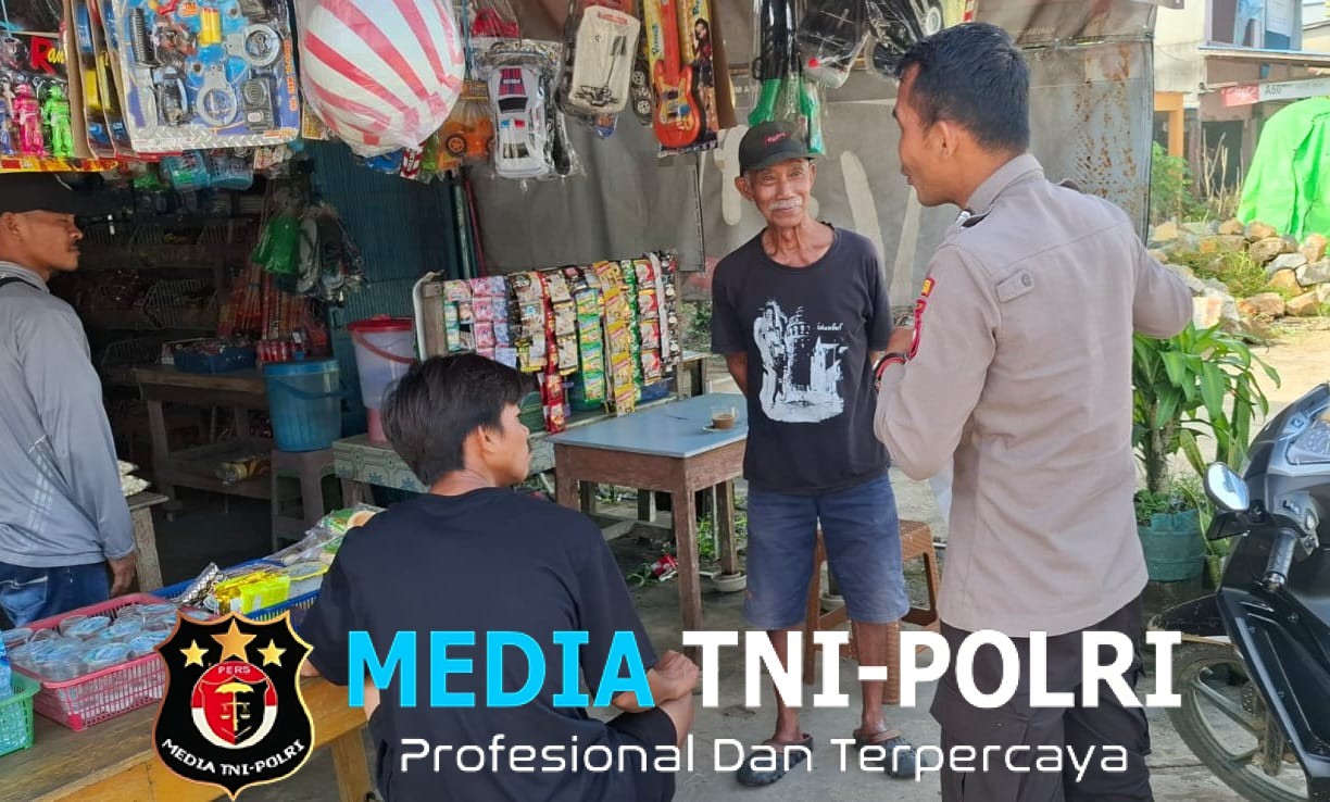 Ciptakan Rasa Aman, Personel Polsek Menjalin Intensifkan Patroli Sambang Siang Hari